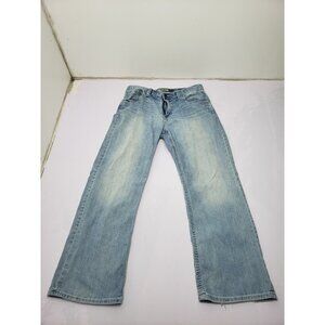 BKE Men’s Tyler Stretch Relaxed Fit Straight Leg Light Wash Denim Jeans Size 34S
